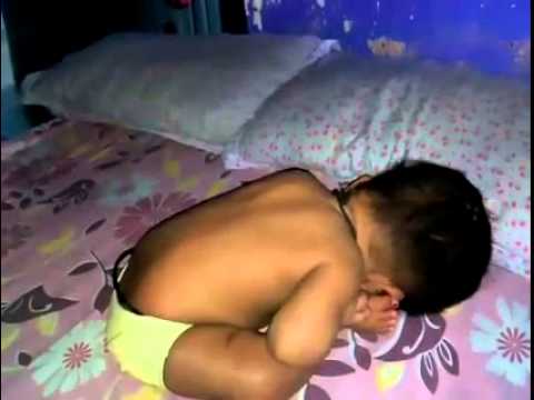 Baby Yoga - Seven month old baby doing yoga