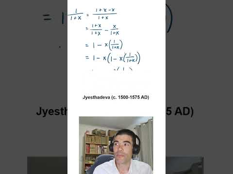 Nice Infinite Series Proof by Jyesthadeva (c. 1500 AD)