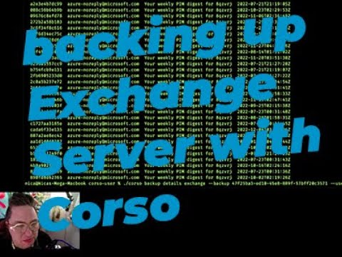 See the Details of Your Exchange Server backup with Corso