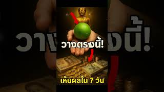 เคล็ดลับคนรวย: วางมะนาว 1 ลูกไว้ที่... #มะนาวเรียกทรัพย์ #สายมู #shorts