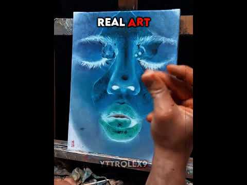 Modern Art Vs Real Art 👀 #shortsvideo #trollface #troll #edit