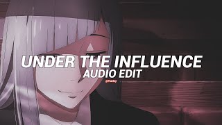 Under The Influence (I Was Never There) - Chris Brown [Edit Audio]