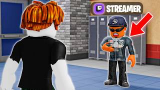 Trolling STREAMERS as a HACKER In Roblox Fight in A School