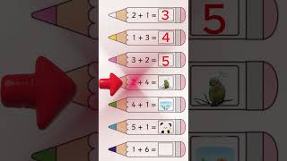 Addition for Kindergarten Activities #mathshorts #mathforkids #mathforkindergarten #additionforkids