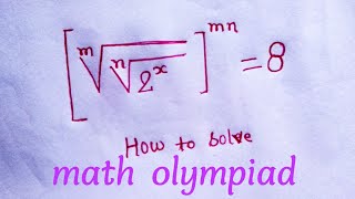 How to solve you? | matholympiad question |#matholympiadquestion