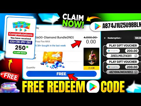 FREE REDEEM CODE | FREE REDEEM CODE APP | FREE GOOGLE PLAY REDEEM CODE APP | FREE REDEEM CODES 2025