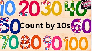 Count by 10s KIDS LEARN TO COUNT in 10s | 10 time Table | Educational Videos for Kids NUMBERS COUNTI