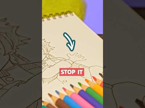 Stop Drawing HANDS Like This #art #drawingtutorial #howtodraw #drawing #tutorial #artshorts