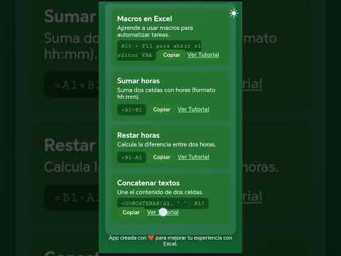 Excel #programacioweb #html #coding