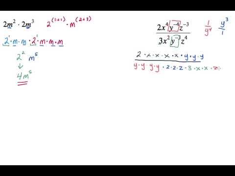 Properties of Exponents to Simplify Expressions
