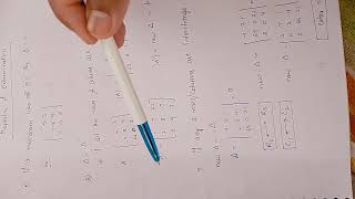 Properties of determinants #ignou #ignousolvedassignment #ignouassignment #ignousolvedassignment2024