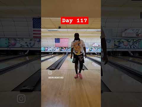 Day 11t Of One Strike A Day Ball Used Harsh Reality Pearl 🦪#2handedbowling #sports #bowlingisfun