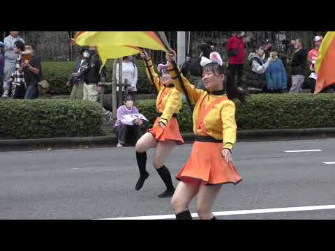 京都橘高校吹奏楽別府マーチングカーニバルパレード①Kyoto Tachibana Beppu2023