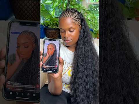 What She Wanted..vs What She Got Boho Fulani Braids 🤩💚 #hairstyle #braids #bohobraids #hair