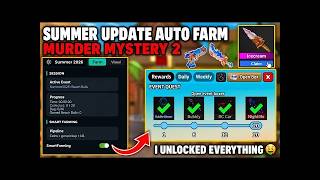 Best Mm2 Script 2026! 🌊⛱️ SUMMER UPDATE AUTO FARM SCRIPT | MURDER MYSTERY 2 SCRIPT | KEYLESS!
