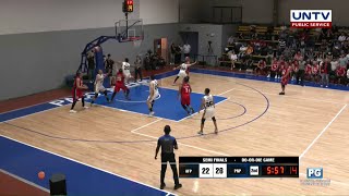 Andal sends the ball flying with a textbook block! 🚫🏀✋