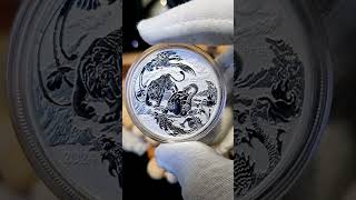 Chinese Myths and Legends Four Guardians 2024 1oz Silver Bullion Coin #silverstacking #silvercoins