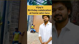 Vijay Birthday celebration at Chennai #happybirthdaythalapathyvijay #Vijay #thalapathy #hbd #chennai