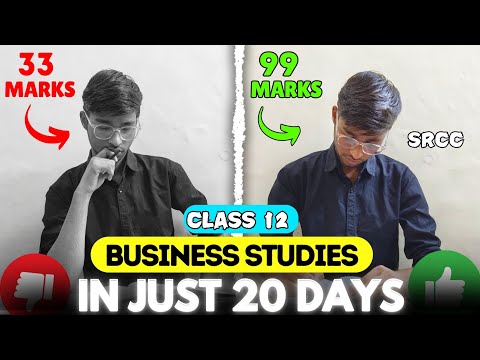 LAST 20 DAYS BUSINESS STUDIES STRATEGY🔥 | BST CLASS 12 HACK⚡ #boardexams #class12