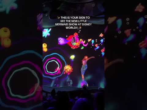 This new little mermaid show at Disney world Hollywood studios is really great! #disneyworld