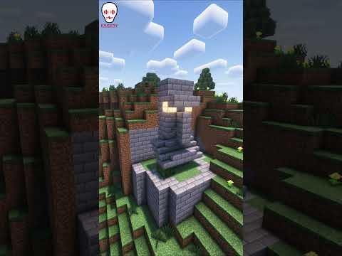 Build Part 13 🗿 Mini Moai Statue Minecraft