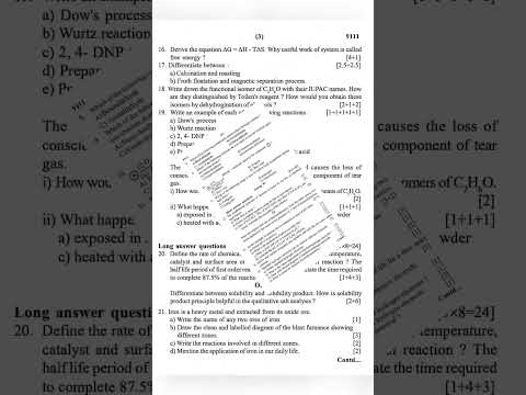 2082 Chemistry question paper class 12 NEB bored exam #exam #neb