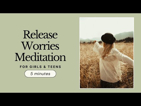 5-Minute Guided Meditation for Girls & Teens | Overcome Negative Thoughts & Self-Doubt