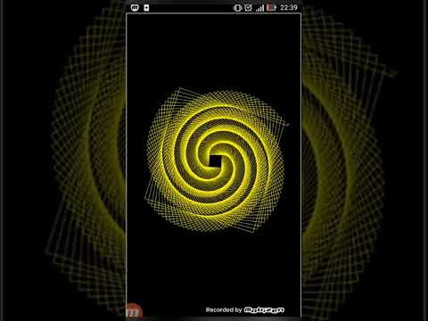 Pure (c, y, p) colors galaxy graphic program using python (part 7) | turtle graphics