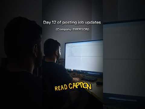 Emerson Hiring ⏩ read description 💥 #itjobs #jobs #job #freshers #fresherjobs #shorts #youtubeshorts