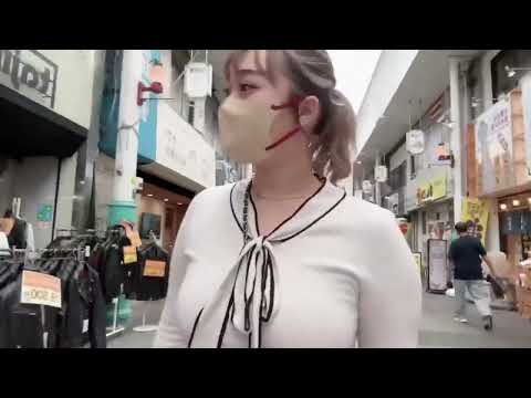 【ノー○ラ散歩】人通りが多すぎる！川端商店街を散策してたら見られすぎて…【ち○びぽっち】#おさんぽ #福岡 #中洲 #博多 #川端商店街