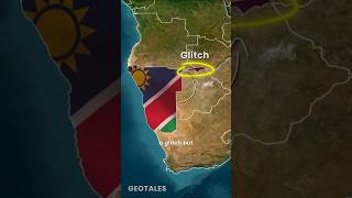 The World's Most Awkward Border - Namibia's Panhandle 📍🌎 #geography