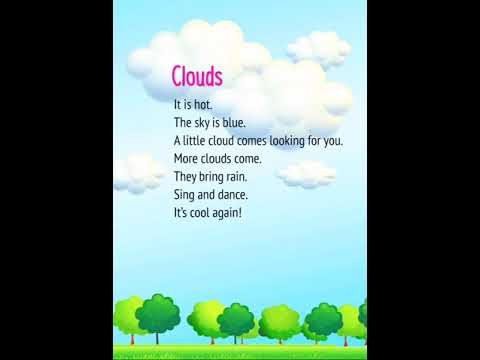 Poems for kids: Clouds