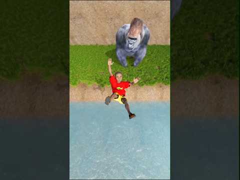 How Police kill gorilla by shooting him dead 😭 #3dmoralstory #3dstory #hindistories #shortstory