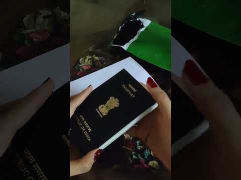 Passport stamped- 2 way courier Canada unboxing #shorts #canadavisa