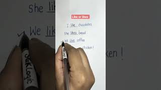like or likes #youtubeshorts #shorts#grammar #english