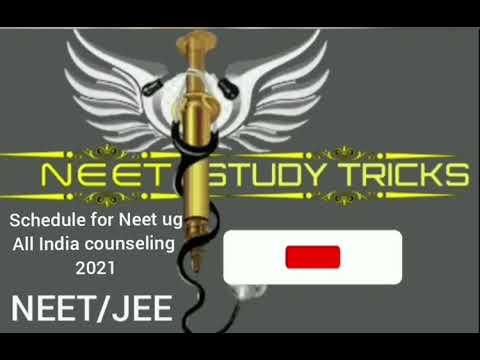 NEET UG Counselling 2021|MBBS BDS AII India Quota Counselling schedule