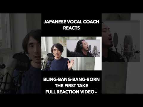 English Speaking Japanese Vocal Coach Reacts | Bling-Bang-Bang-Born / Creepy Nuts #animeopening