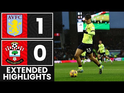 EXTENDED HIGHLIGHTS: Aston Villa 1-0 Southampton | Premier League