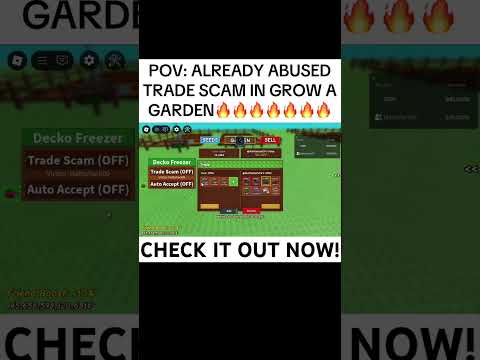🌱🔥 Grow a Garden TRADE SCAM Update – Shocking New Trick! 😱 #growagarden #fyp #trending #roblox