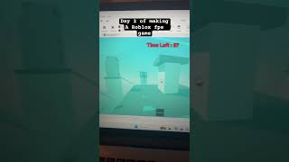 Day 2 of creating a Roblox fps game! #roblox #scripting #robloxdev #robloxcoding #robloxdeveloper