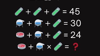 Solve the Emoji tricky math puzzle
