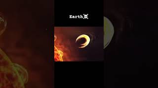 Earth vs SUN 🔥 #radiation #earth #sunset #asteroidhitsearth #solarsystem #universe #galaxy #viral