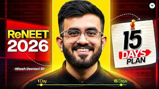 15 Days NEET Plan | Target: 600+ | Nitesh Devnani