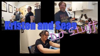 Kristen and Sean Do Stuff - Cooking Pasta Puttanesca