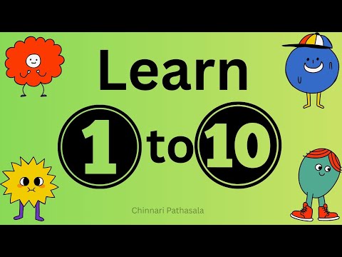 Counting Numbers 1 to 10 with Cartoons | Fun Learning for Kids