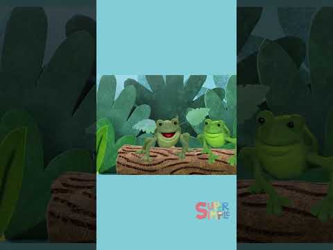 Five Little Speckled Frogs #kidssongs #nurseryrhymes #childrensmusic #supersimplesongs