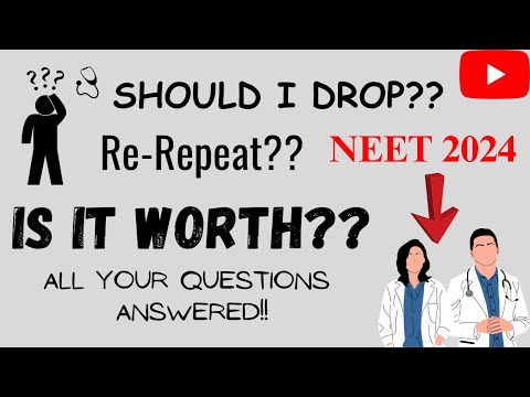 NEET  2024should I drop or not??🤔all your questions answered!! NEET 2024 timetable🩺#neet2024#neet