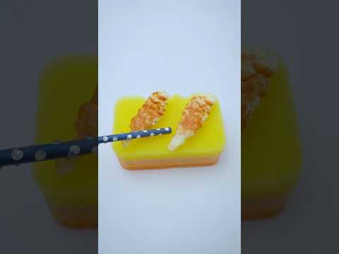 BUBU Unboxing Squishy 🍤🍤Tempura Fried Shrimp Squishy #squishy #satisfying #shorts #slime #satisfying