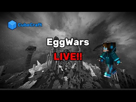 CubeCraft Eggwars LIVE!, Come Join, Snipe, Lets Play Together.