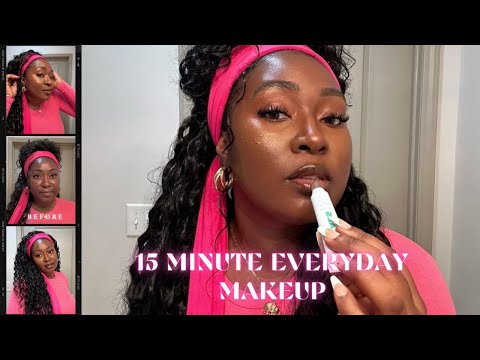 15 MINUTE EVERYDAY MAKEUP | FLAWLESS BASE | NO FOUNDATION😱